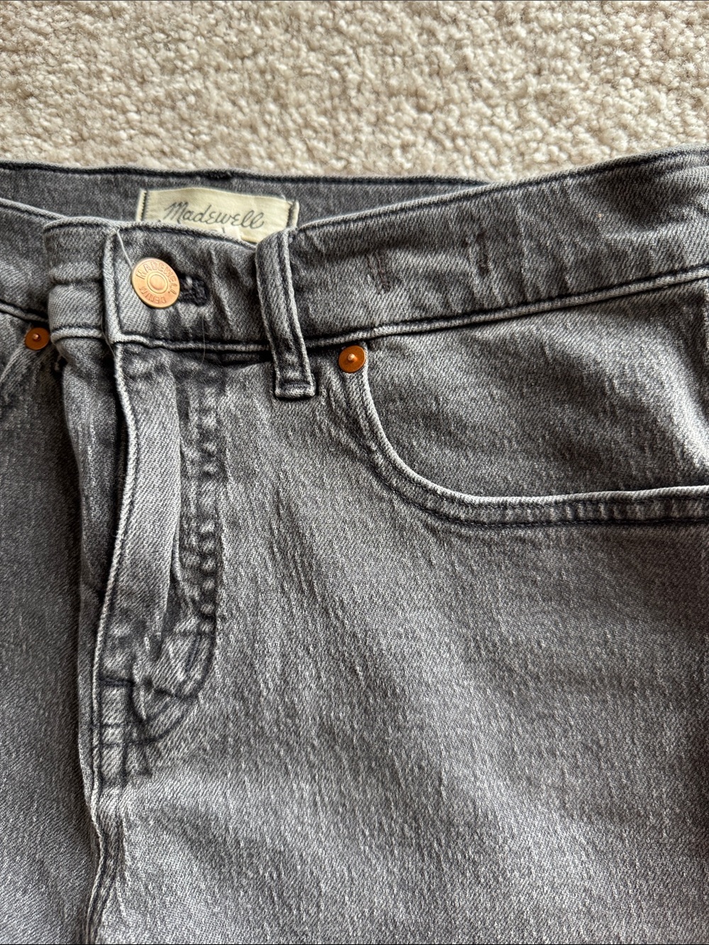 Madewell 90s Straight Crop Jeans